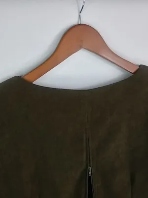 DJ Summers 14 Chocolate Zip Suit Top Plus Funeral thumbnail 8