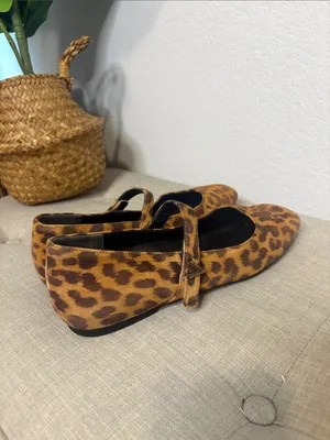 Vionic Alameda Leopard Print Mary Jane Flats 8 thumbnail 2