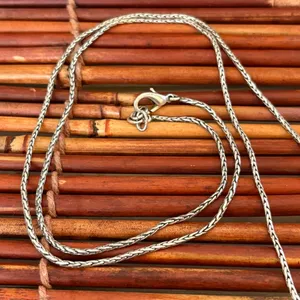 Brighton Silver Scroll Square Pendant Necklace thumbnail 4