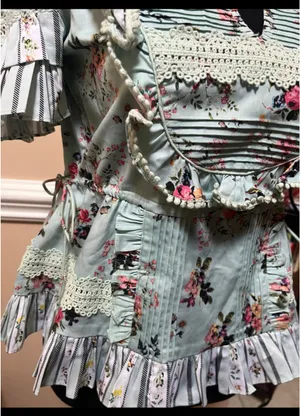 HEMANT & NANDITA Ruffle Blouse thumbnail 2