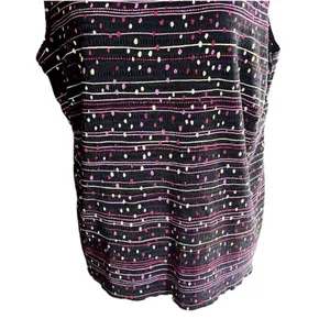 Dressbarn Purple Textured Sleeveless Tank Top 14/16 thumbnail 7