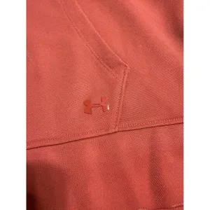 Under Armour ColdGear‎ Womens Small Coral Orange Mock Neck Fleece Sweatshirt thumbnail 2