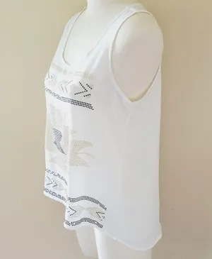 Lipstick embellished aztec design tanknsize medium thumbnail 3