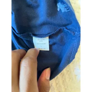 Abercrombie & Fitch Y2K Babydoll Top Henley 3/4 Sleeve Navy Size Large Vintage thumbnail 8