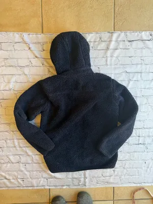 Uniqlo Fleece Full Zip Fluffy Jacket Navy Size S Hooded Streetwear Warm Womens thumbnail 12