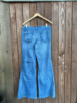 J. Brand Medium Wash Wide Leg Flare Trouser Jeans thumbnail 5