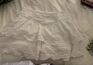 Emory Park White Ruffle Skirt thumbnail 1