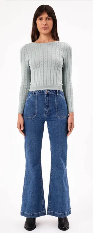 ROLLA’S Eastcoast Flare high rise jeans style R33J04 size US 25 thumbnail 1