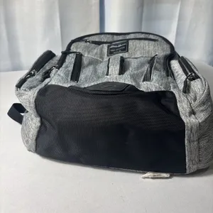 Eddie Bauer‎ First Adventure Backpack Baby Diaper Bag Gray Black Waterproof 16" thumbnail 6