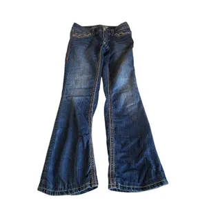 Seven7 Women’s Low Rise Bootcut Jeans Size 6 Medium Wash Blue Y2K thumbnail 2