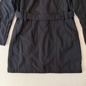 The North Face Apex Belted Softshell Trench Coat Jacket Womens Large Black thumbnail 5