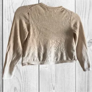 Boden Mini Off Cream Knit‎ Cardigan Sweater size 6-7 yrs thumbnail 8