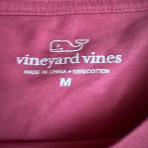 Vineyard Vines Size Medium Long Sleeve Pink Lacrosse Pocket Tee Shirt thumbnail 7