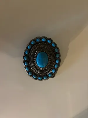 Western Belt Buckle Blue Size No size thumbnail 2