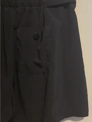 Athleta Black High-Waist Paperbag Tie Shorts thumbnail 10