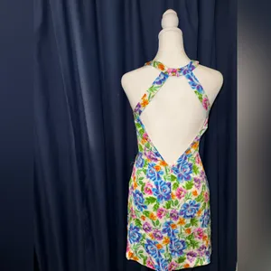 For Love And Lemons New Lucy Floral Mini Dress Cutout‎ Size XS NWT thumbnail 4