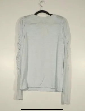 Free People X Revolve NWT Natasha Top In Denim Size Medium thumbnail 4