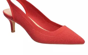 French Connection Viva Slingback Kitten Heel in Red Size 6.5 thumbnail 1