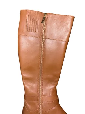 Michael Kors Kincaid Luggage Brown Knee High Riding Boots thumbnail 4