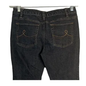 Loft Jeans Womens Size 6 Curvy Boot Mid Rise Pockets Zip Close Dark Wash Classic thumbnail 6