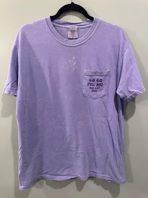 Comfort Colors Go Go Phi Mu Bid Day Tee thumbnail 1