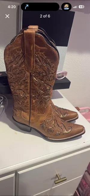 Women’s Western Boots Brown Size 8.5 thumbnail 3
