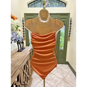 Princess Polly orange one piece bodysuit size 6 thumbnail 4