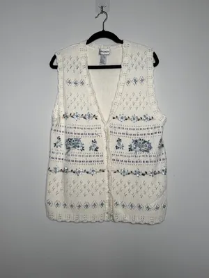 Vintage Granny Sweater Vest thumbnail 5
