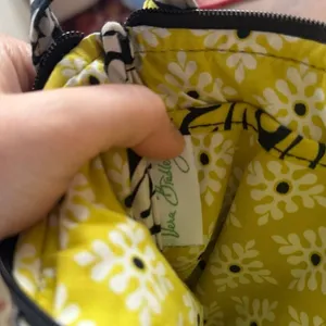 Vera Bradley Retired Baroque Green Black White Swirl Rounded Crossbody Bag thumbnail 6