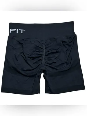 SHEFIT Seamless scrunch butt shorts size Luxe 12/14 black thumbnail 4