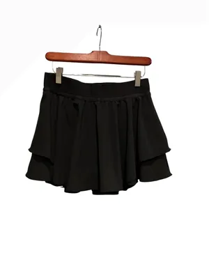 Lululemon Black Athletic Skirt with Built-in Shorts thumbnail 2