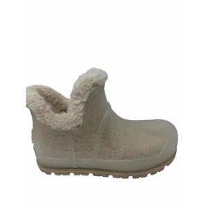 Ugg Raincloud Clear Waterproof Rubber Wool Lined Rain Boots Natural Size 7 NWOT thumbnail 14