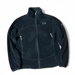 Mountain Hardwear Womens Black Full Zip Fleece Jacket Mock‎ Neck Size Medium thumbnail 1