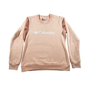 Columbia Sunriddge Crew Women's M Peach Logo Fleece Pullover Sweatshirt XL0716 thumbnail 2