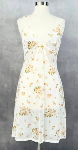 Womens‎ Floral Slip Dress Small Babydoll Cottagecore Coquette Y2K Romantic thumbnail 1