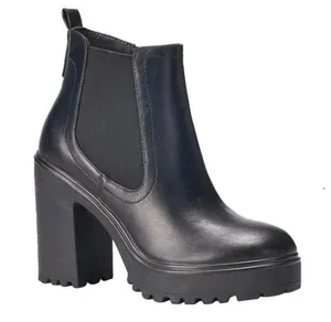 Refresh Chunky Lug Sole Slip On Bootie thumbnail 2