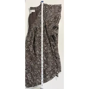 Loft Brown White‎ Polka Dot Flutter Sleeve V-Neck Blouse Top 761461 Womens Med thumbnail 7
