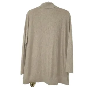 Loft Cowl Neck Beige Sweater(Size Large) thumbnail 3
