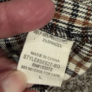 Art and EPHECT Women's Skirt Size Large Short. Plaid Skirt. thumbnail 5