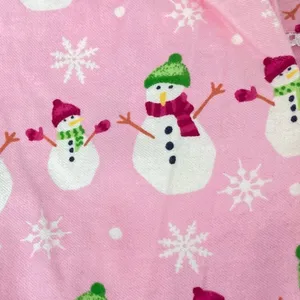 THE COMPANY STORE Pink Snowman Cotton Pj’s Flannel Pajamas * NWOT thumbnail 5
