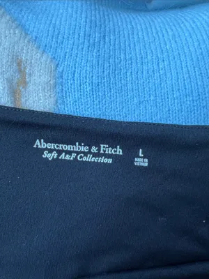 Abercrombie & Fitch Black Square Neck Bodysuit Large thumbnail 6