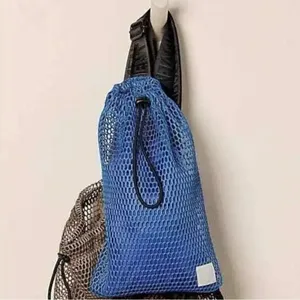Free People FP Movement Mini Mesh Sling Bag in Lapis Royal Blue NWOT New thumbnail 4