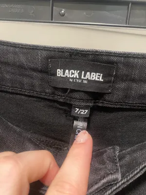 Black Flare Jeans Size 27 thumbnail 3