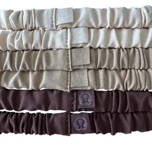 Lululemon Skinny Scrunchies 6 Pack Java/Java/Gleam/Gleam/Pale Linen/Pale Linen thumbnail 6