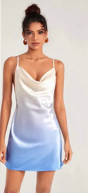 SheIn Ombre Mini Dress thumbnail 1