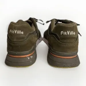 FitVille RecoveryCore Sneakers Men's 10W Olive Green Comfort Wide Walking‎ Shoes thumbnail 2