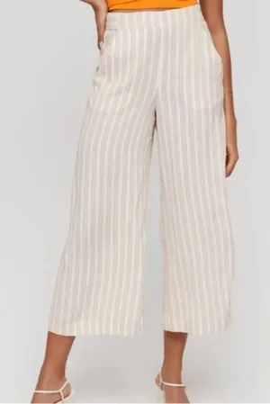 ARITZIA Wilfred Faun Cropped Wide Leg Pant Sz XS‎ thumbnail 1