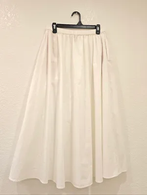 Philosophy White Flowy Maxi Skirt M thumbnail 2