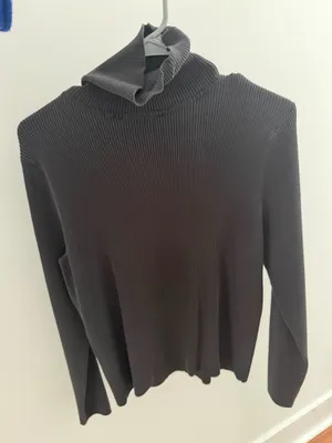 Ripped Black Turtleneck  thumbnail 1