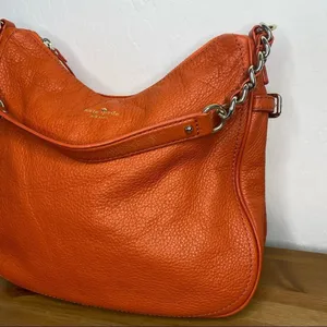 Kate Spade ♠️ Finley Satchel/Shoulder Bag in Burnished Geranium 🍊 thumbnail 3
